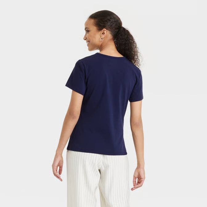 Women's Short Sleeve T-Shirt Navy
