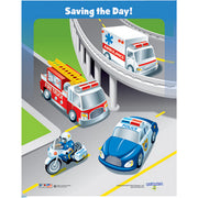 3 Pack Puzzles First Responders, Silly Shapes and A Tiger