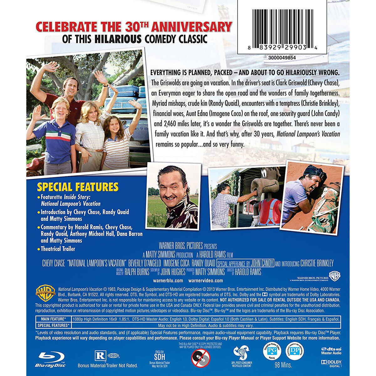 National Lampoon's Vacation 30th Anniversary Blu-ray