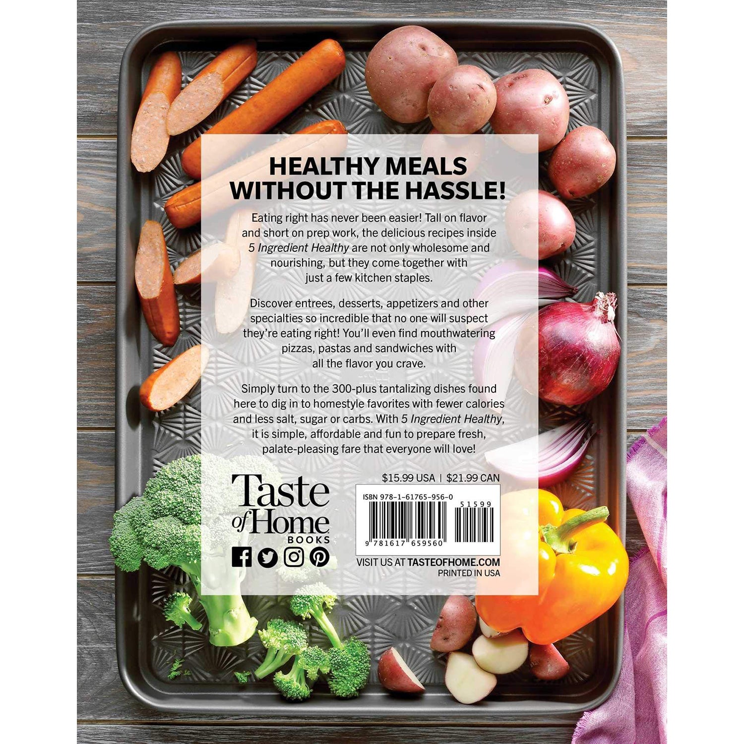 Taste of Home 5 Ingredient Healthy Cookbook