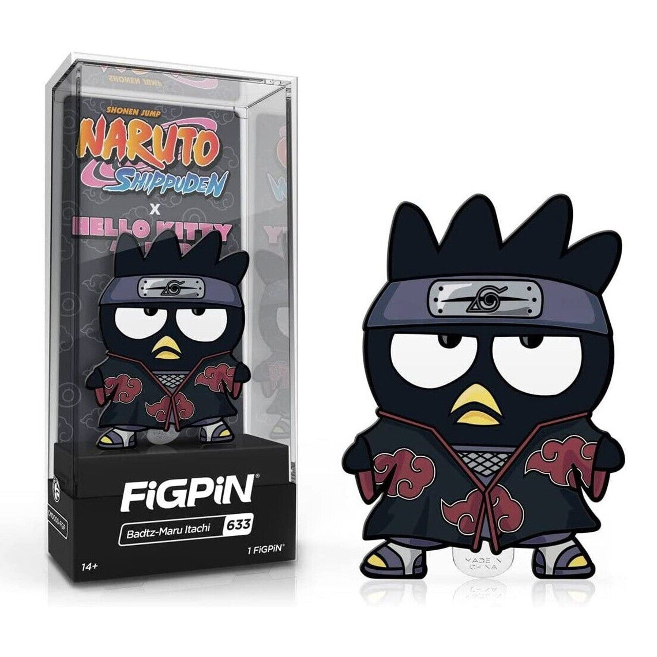 Naruto Shippuden Hello Kitty and Friends Badtz-Maru Itachi Figpin 633
