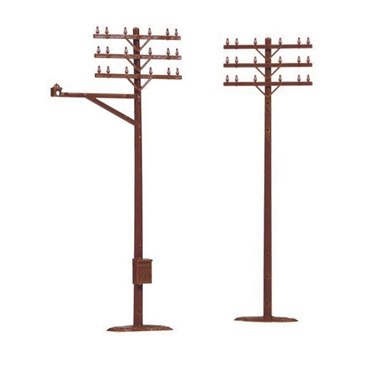 Atlas 775 HO Scale Telephone Poles 12 Pieces