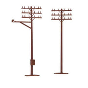 Atlas 775 HO Scale Telephone Poles 12 Pieces