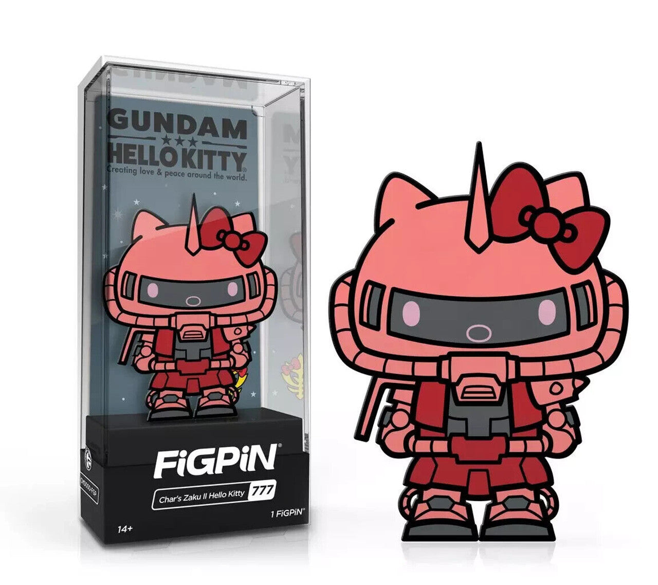 Gundam Hello Kitty Char's Zaku II Hello Kitty FigPin 777