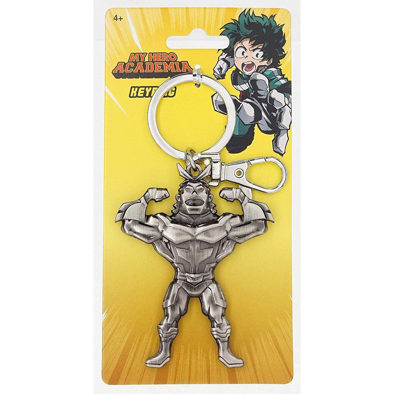 My Hero Academia All Might Figure Pewter Key Ring