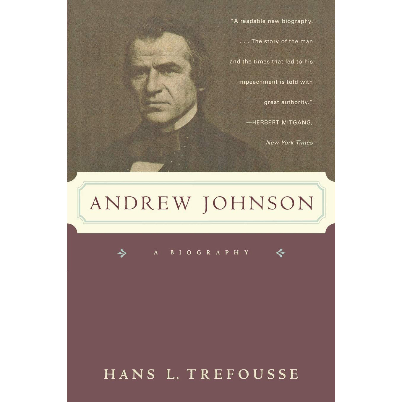 Andrew Johnson A Biography Paperback
