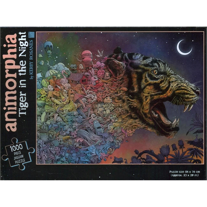 Animorphia Tiger in the Night 1000 Piece Puzzle