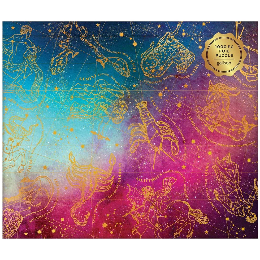 Astrology 1000 Piece Foil Puzzle