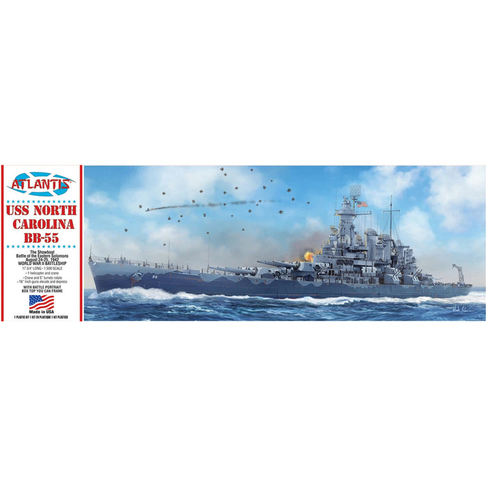 Atlantis USS North Carolina Model Battleship R601