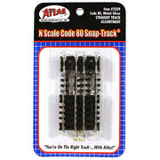 Atlas N Scale Code 80 Snap Track Straight Track Assortment 2509