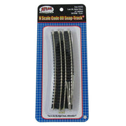 Atlas N Scale Code 80 Snap Track 19 Inch Radius Curve 6 Pieces 2526