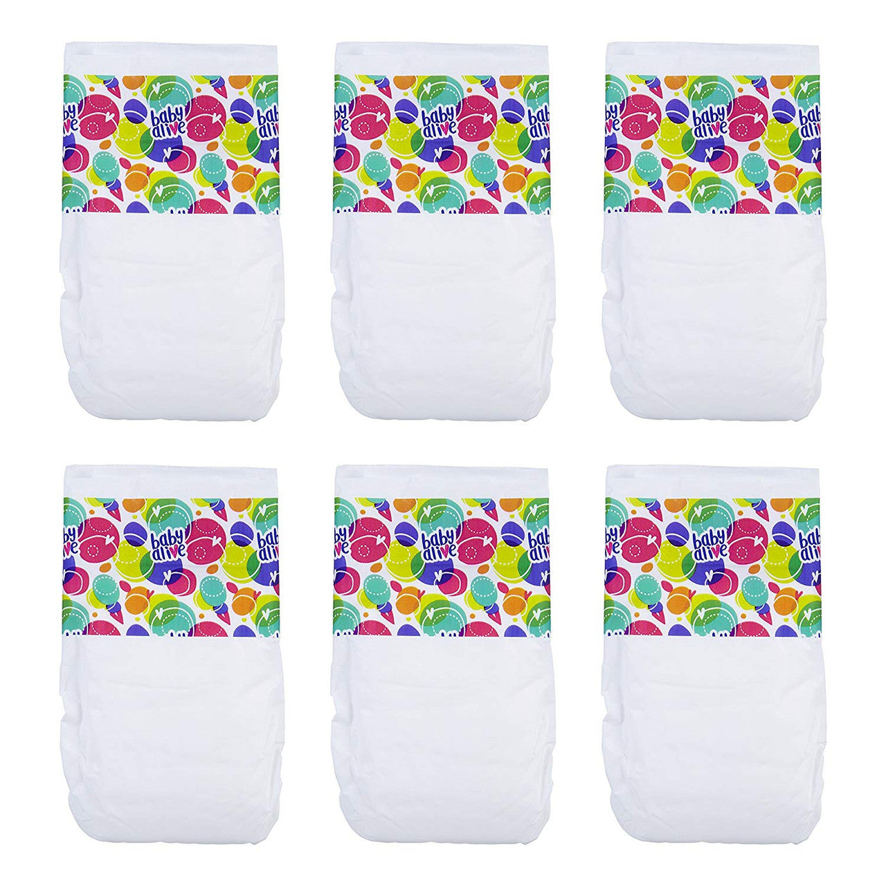 Baby Alive Diaper Refill Set of 6