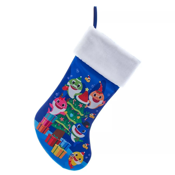 Kurt Adler Baby Shark Ollie & Family Christmas Stocking