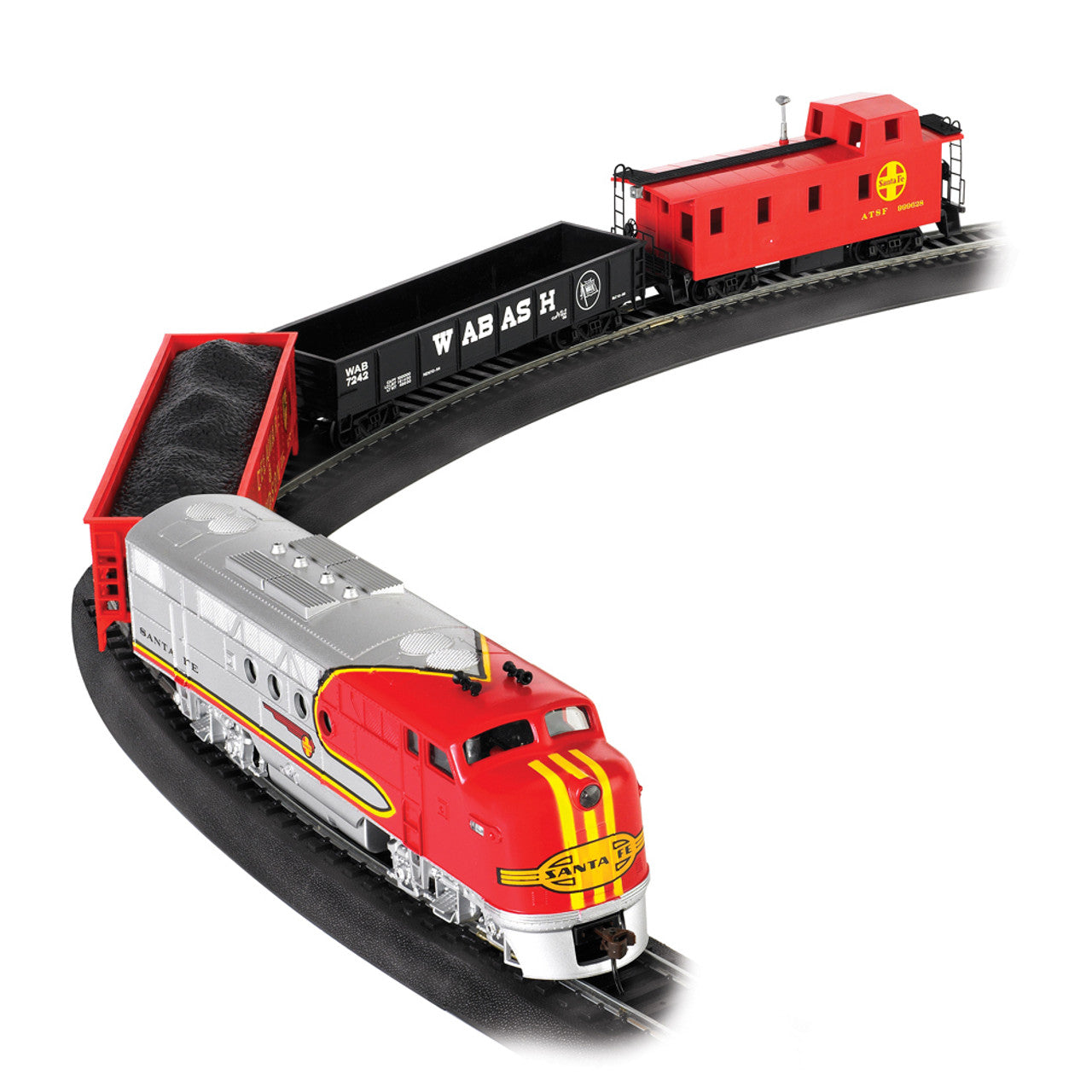 Bachmann Santa Fe Flyer HO Scale Train Set