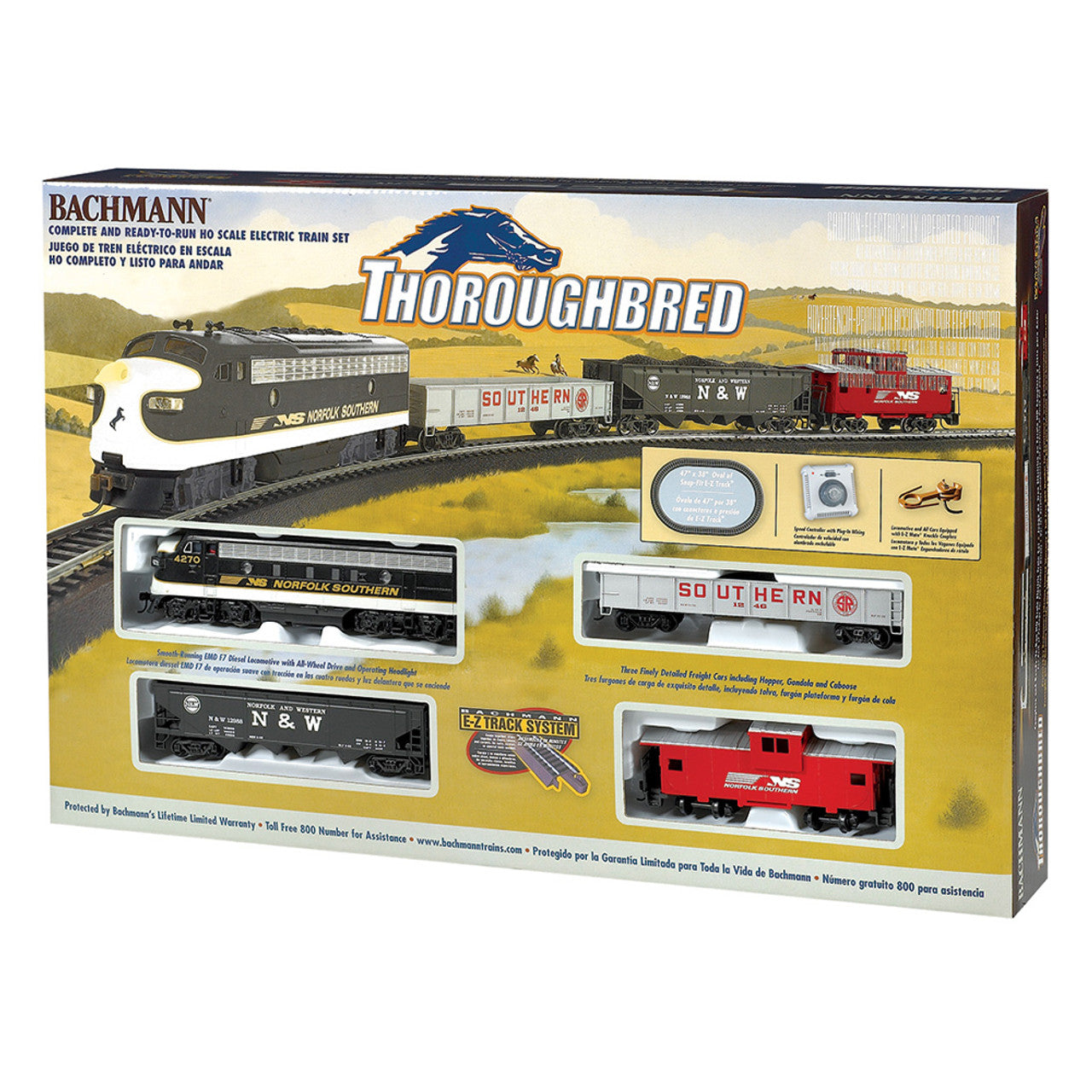 Bachmann Thoroughbred HO Scale Train Set