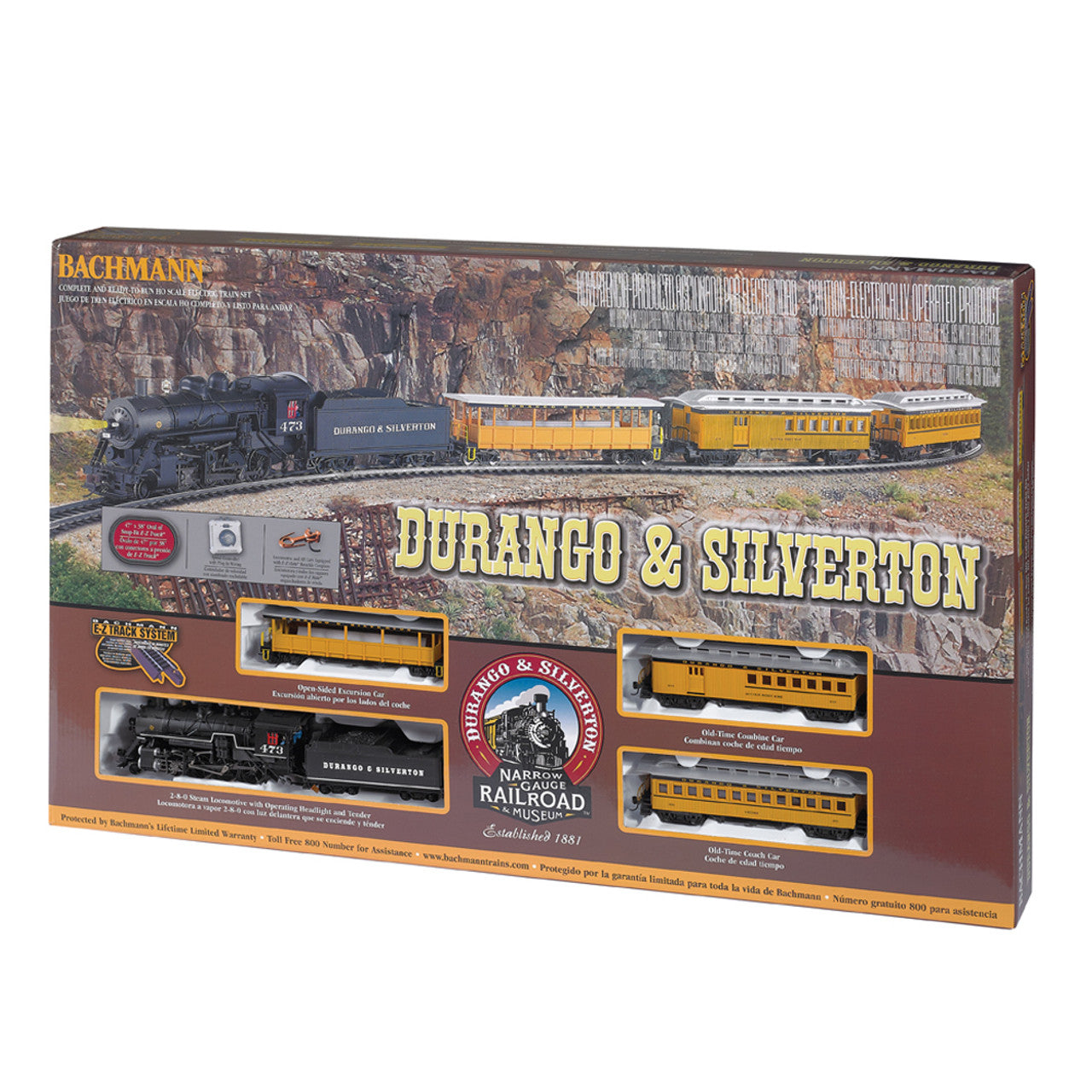 Bachmann Durango and Silverton HO Scale Train Set