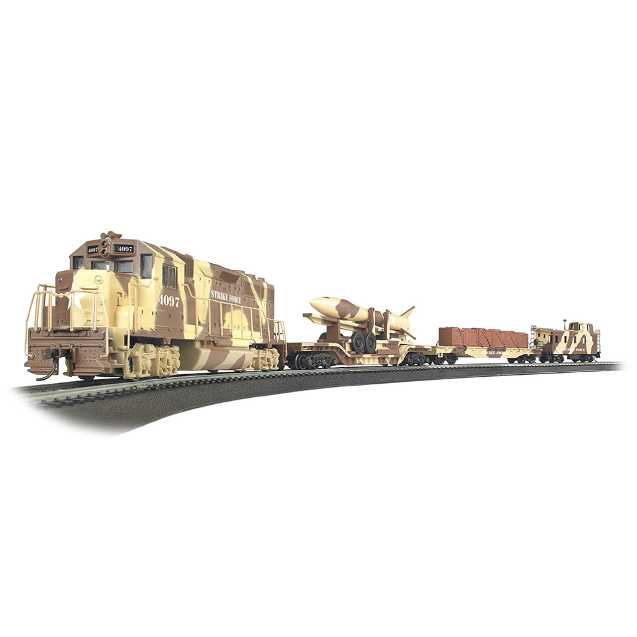 Bachmann Strike Force HO Scale Train Set
