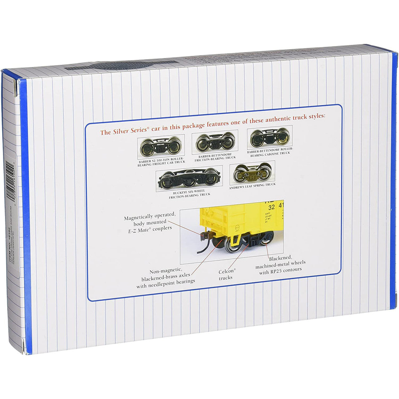 Bachmann 16102 HO Scale Santa Fe Crane Car and Boom Tender