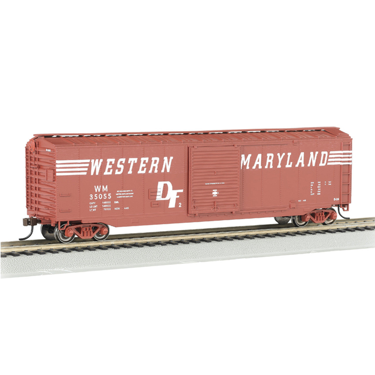 Bachmann HO Scale Western Maryland Sliding Door Box Car 19409