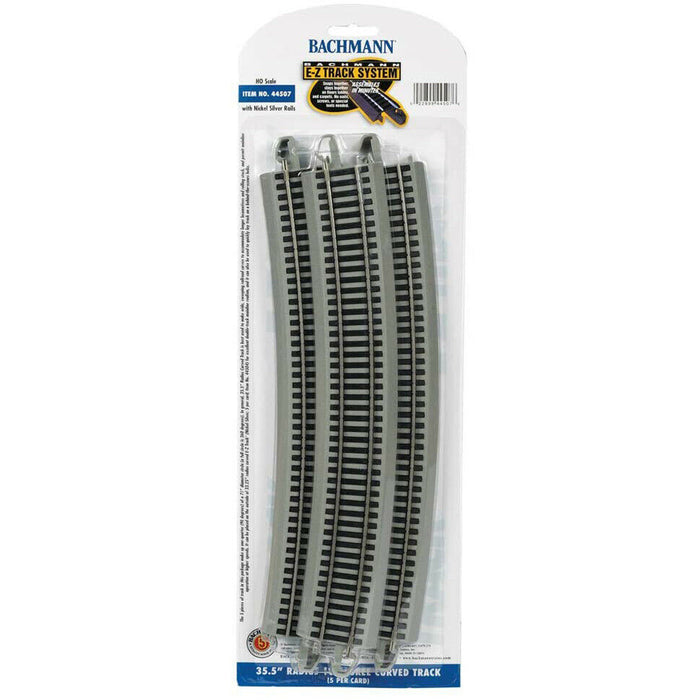 Bachmann HO Scale 18 Degree Radius Track 5 Pieces 44507