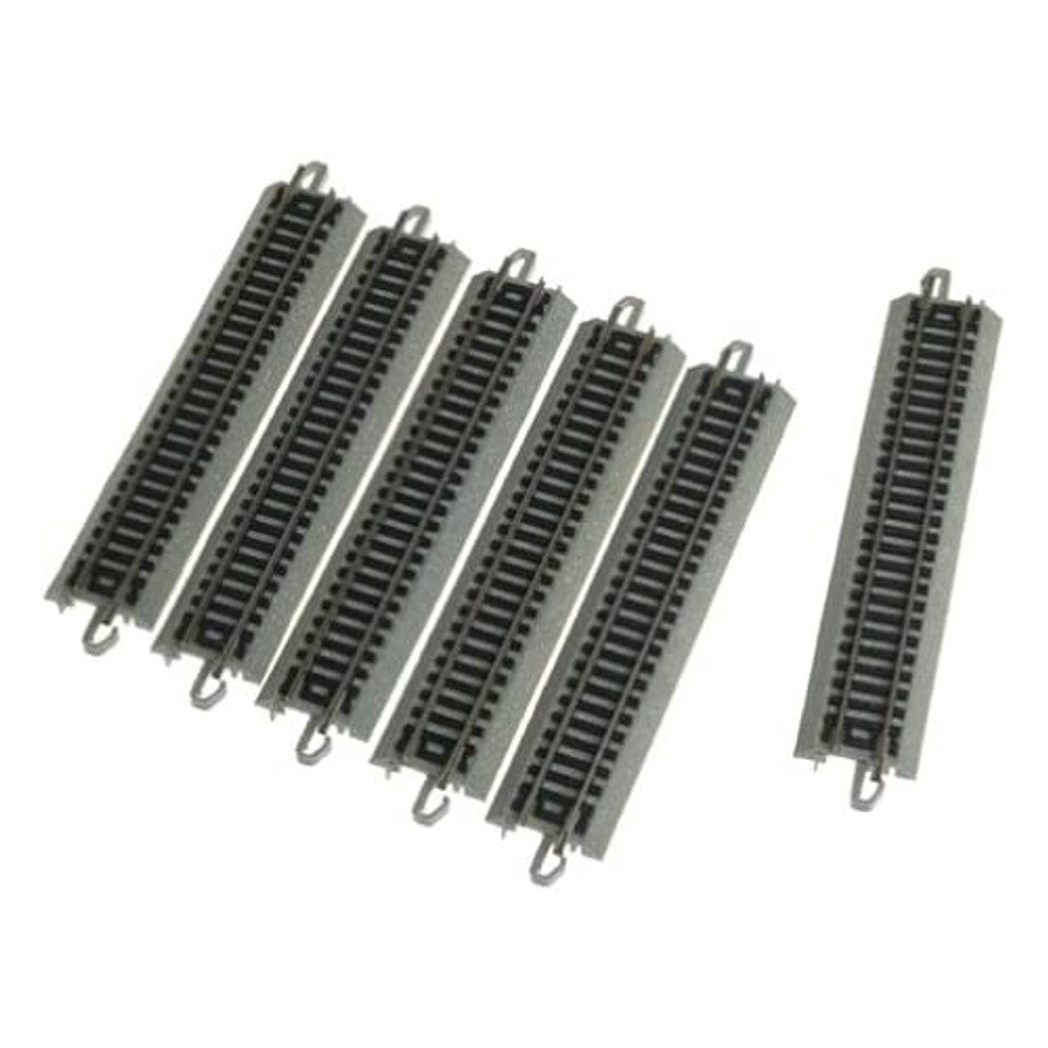 Bachmann E-Z Track System 5" Straight Track 6 Card N Scale