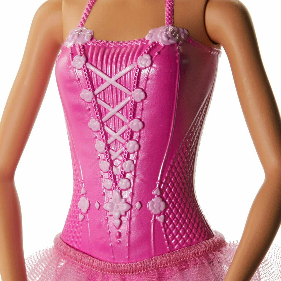 Barbie Ballerina Doll With Pink Tutu and Sculpted Shoes