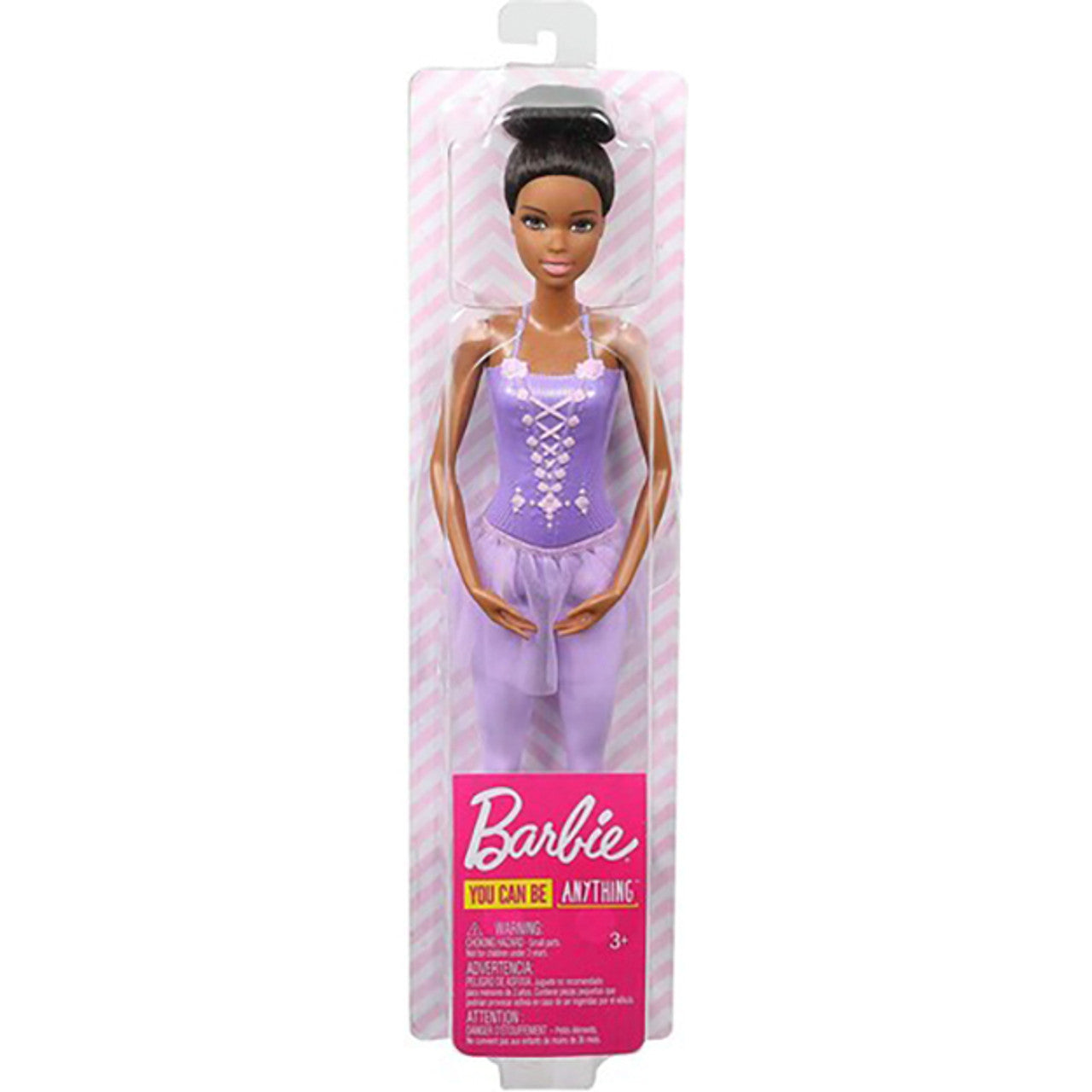 Barbie Ballerina Doll With Purple Tutu and Sculpted Shoes