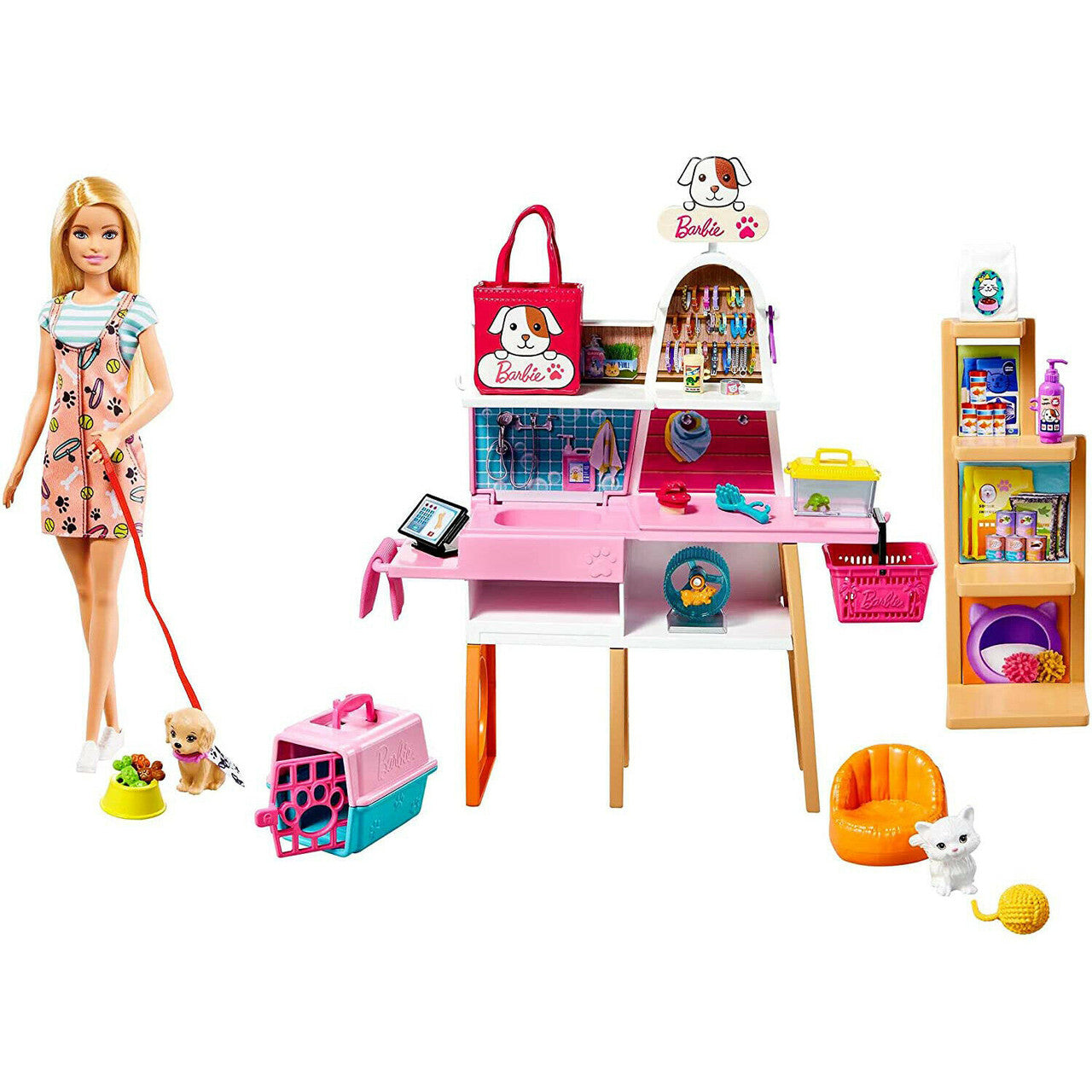 Barbie and Her Pets Boutique Playset 28 Pieces