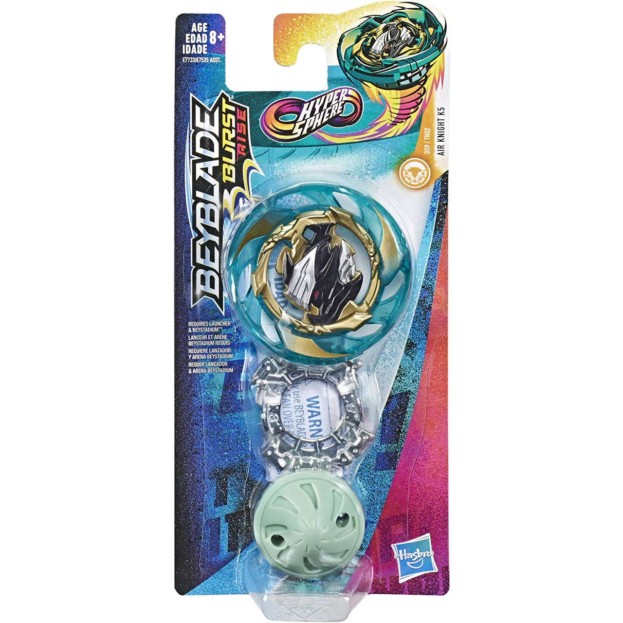 Beyblade Burst Rise Hypersphere Air Knight K5 Single Pack