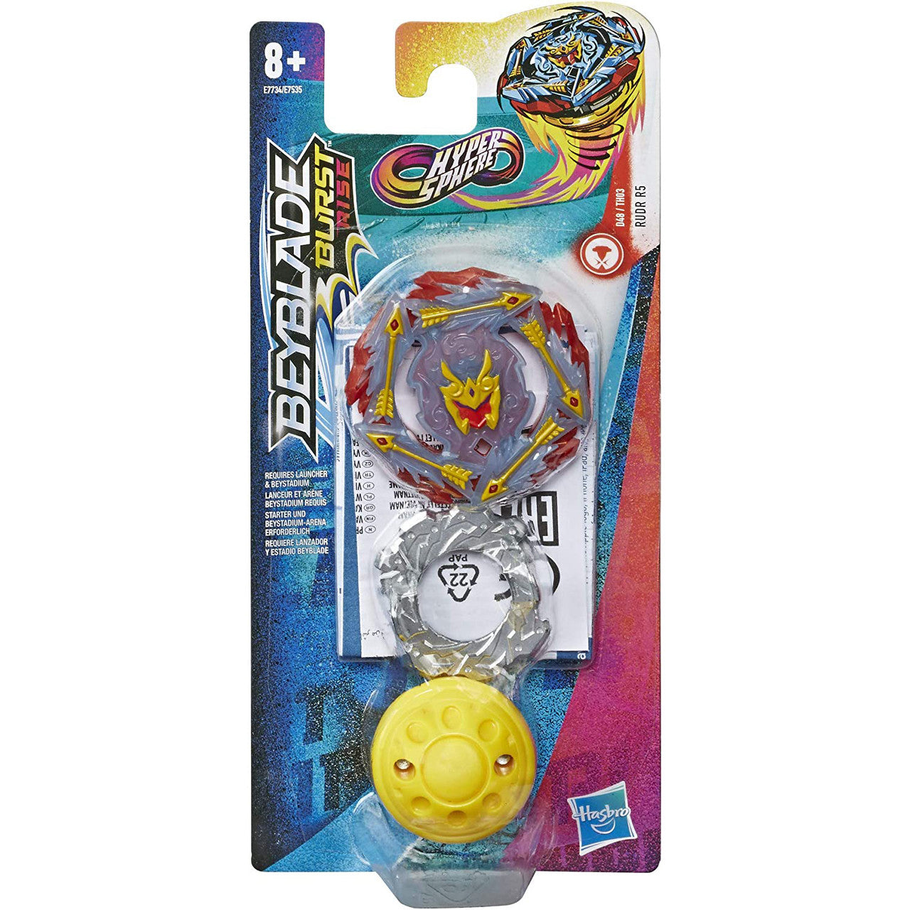 Beyblade Burst Rise Hypersphere Rudr R5 Single Pack