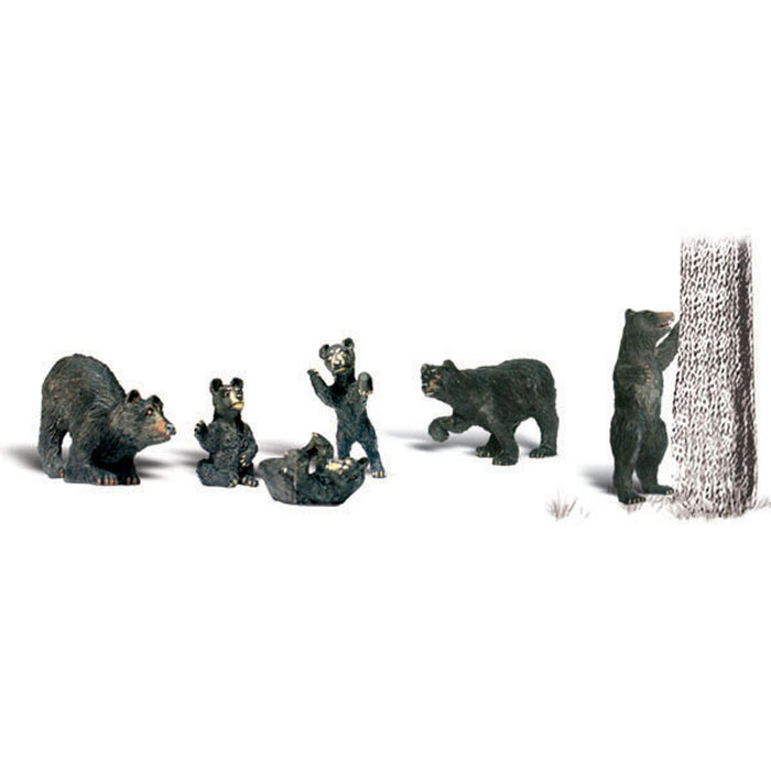 Woodland Scenics Black Bears HO Scale