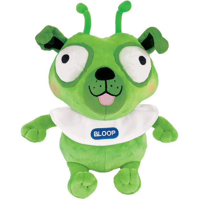 MerryMakers Bloop Plush Alien Pug 8.5 Inches