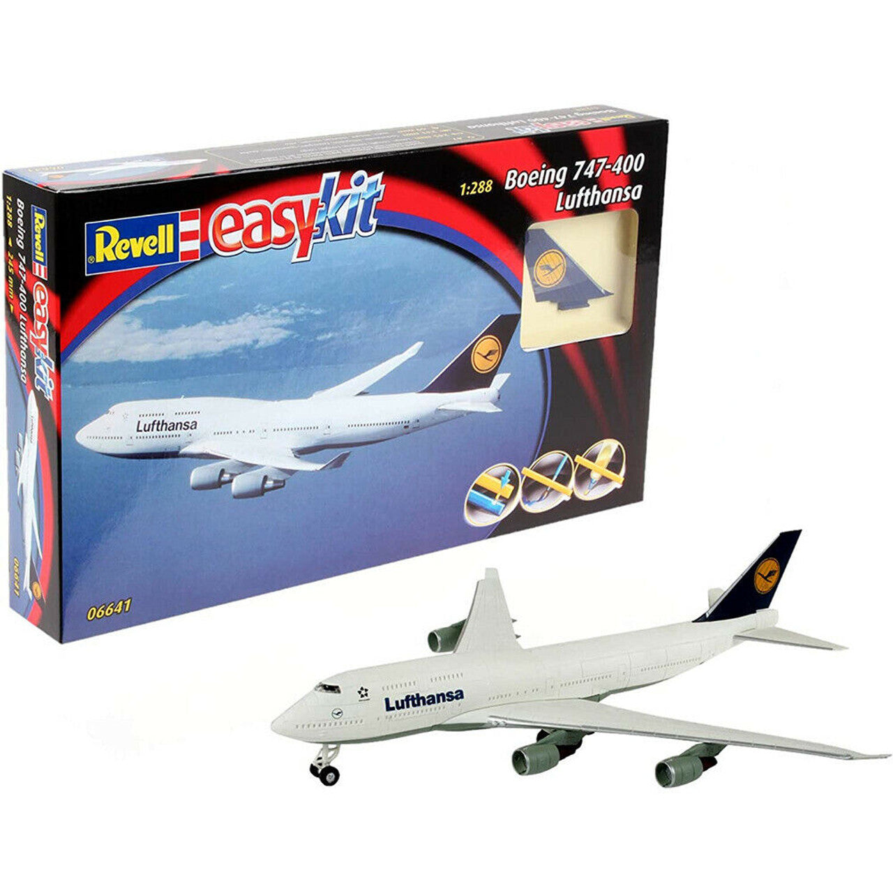 Revell Boeing 747 400 Lufthansa Airplane Kit