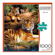 Buffalo Games Quiet Fire Tigers Jigsaw Puzzle