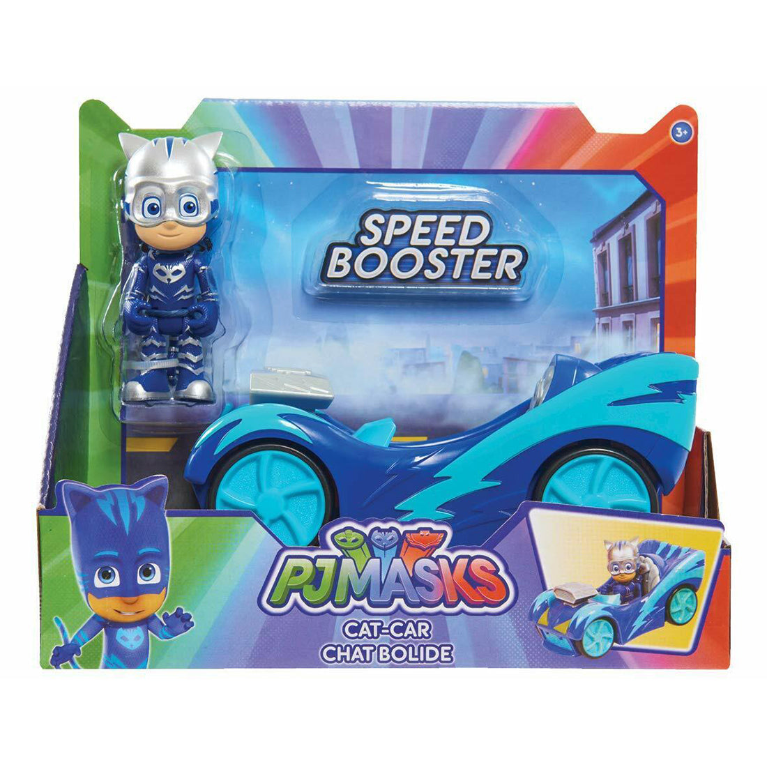 PJ Masks Catboy Speed Booster Cat Car With Action Figure