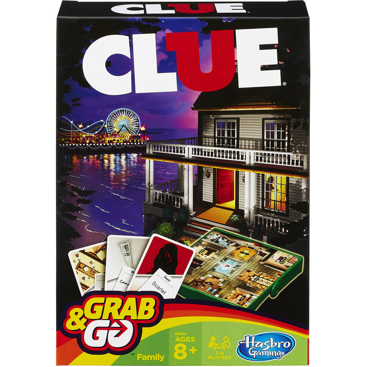 Hasbro Clue Grab N Go Board Game