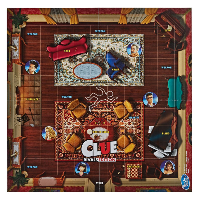 Clue Rivals Edition Board Game Head to Head