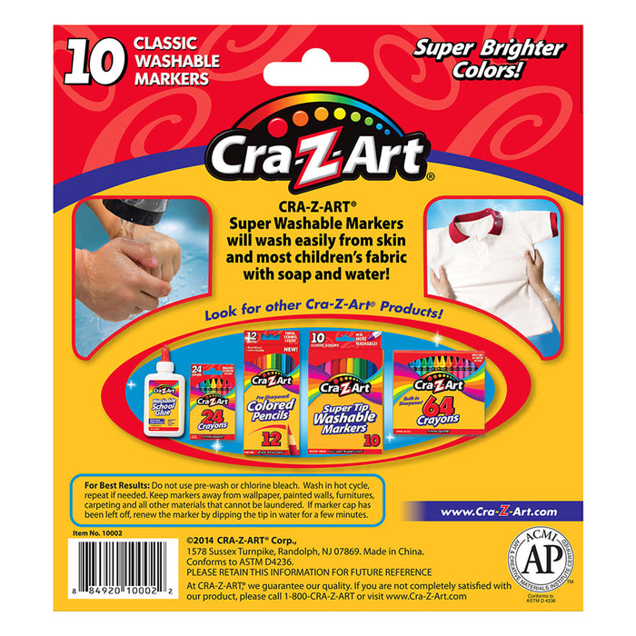 Cra-Z-Art Super Washable Markers