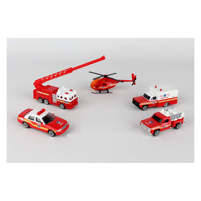 Daron FDNY 5 Vehicle Gift Pack with Authentic Details