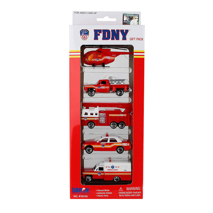 Daron FDNY 5 Vehicle Gift Pack with Authentic Details