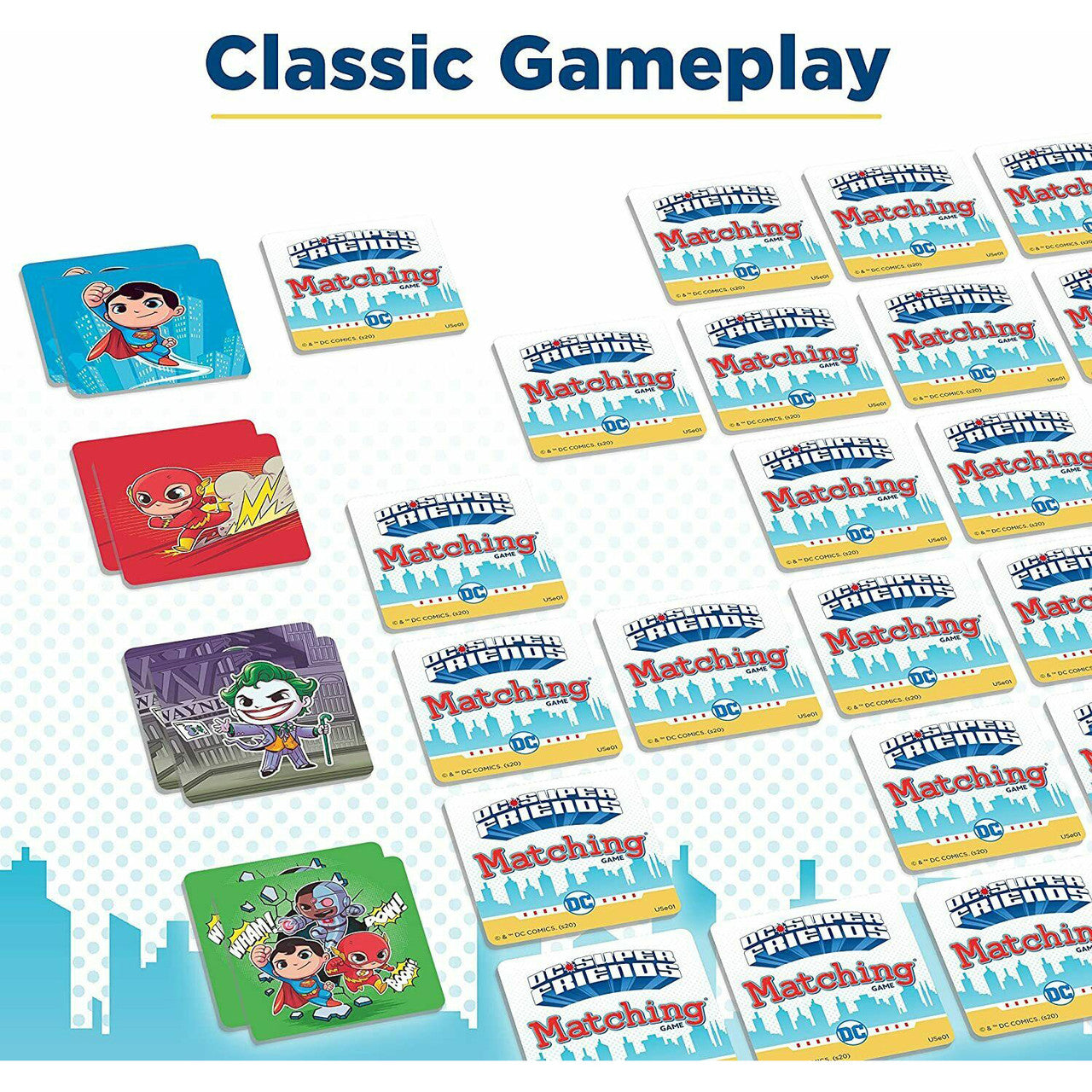 DC Super Friends Memory Matching Game