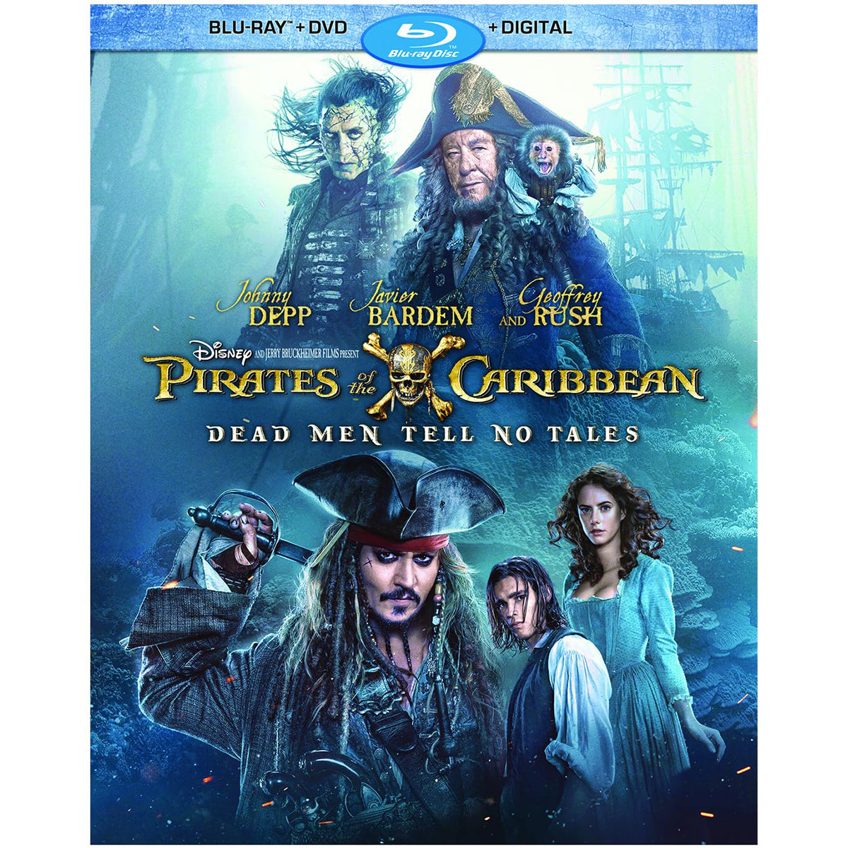 Pirates of The Caribbean Dead Men Tell No Tales Blu-ray