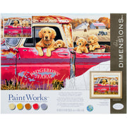 Dimensions Paint Works Golden Ride Paint by Numbers