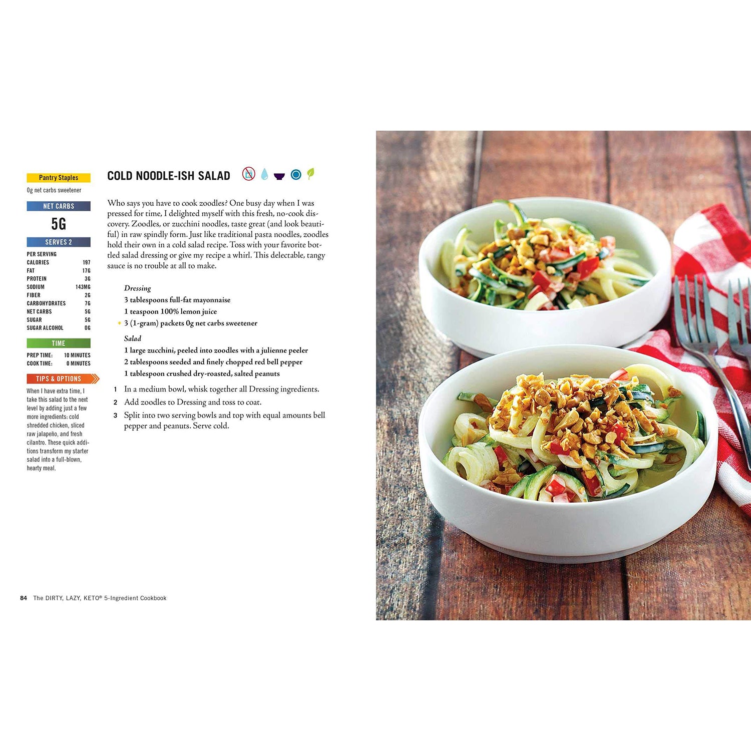 The Dirty Lazy Keto 5 Ingredient Cookbook