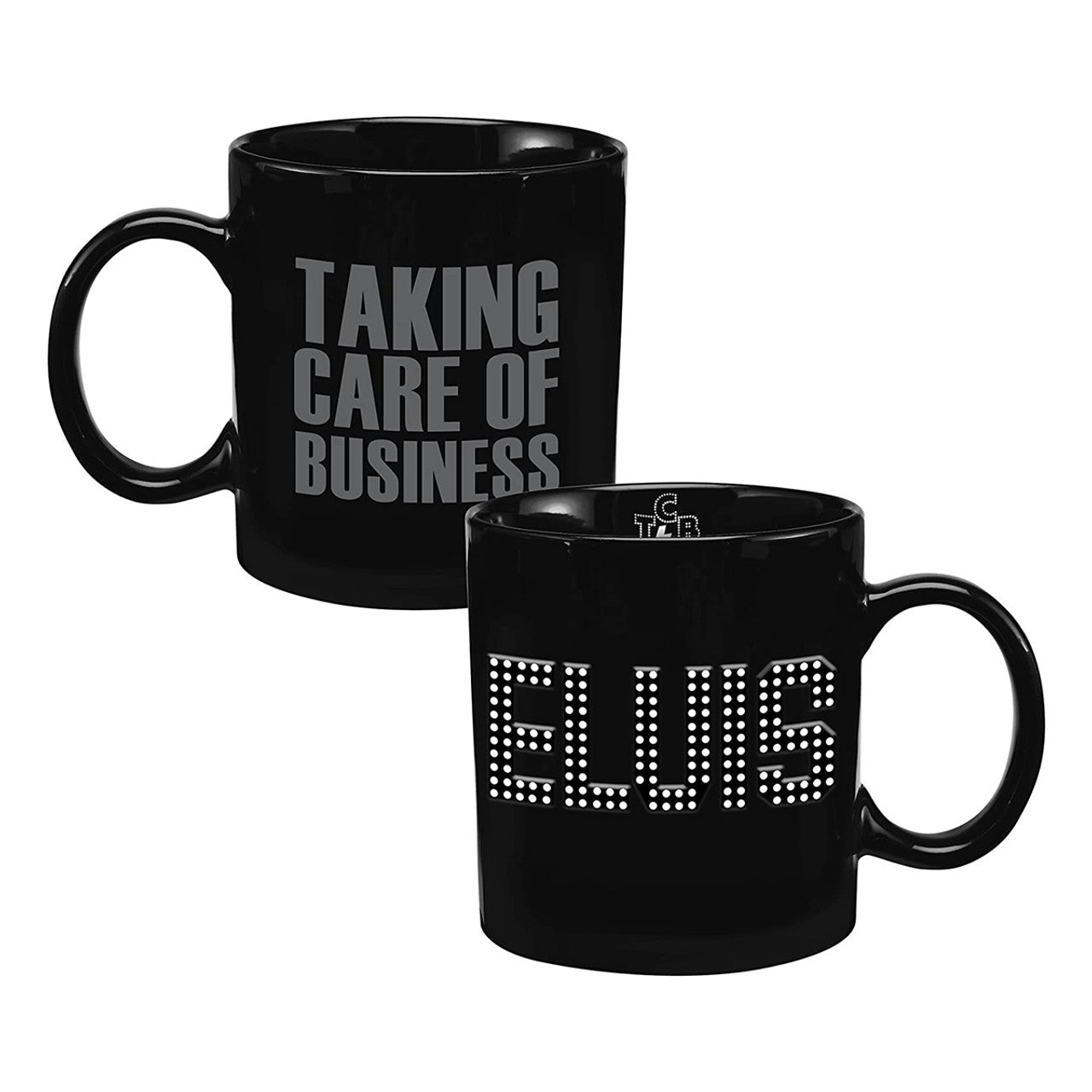 Elvis Presley TCB Bas Relief Ceramic Mug