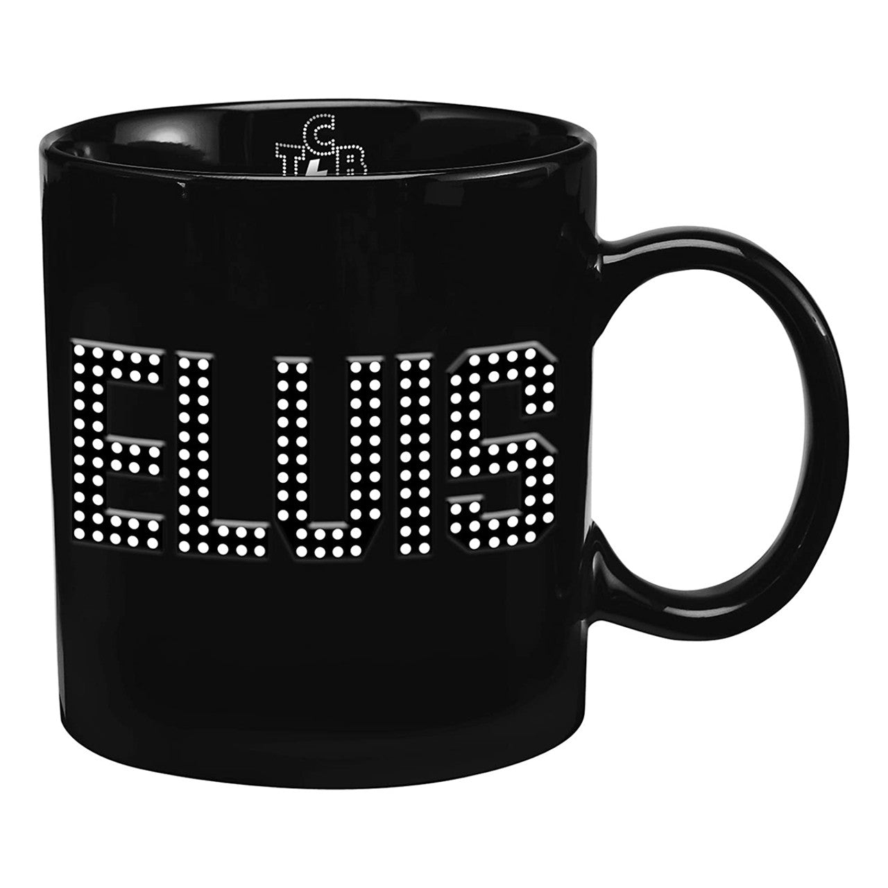 Elvis Presley TCB Bas Relief Ceramic Mug