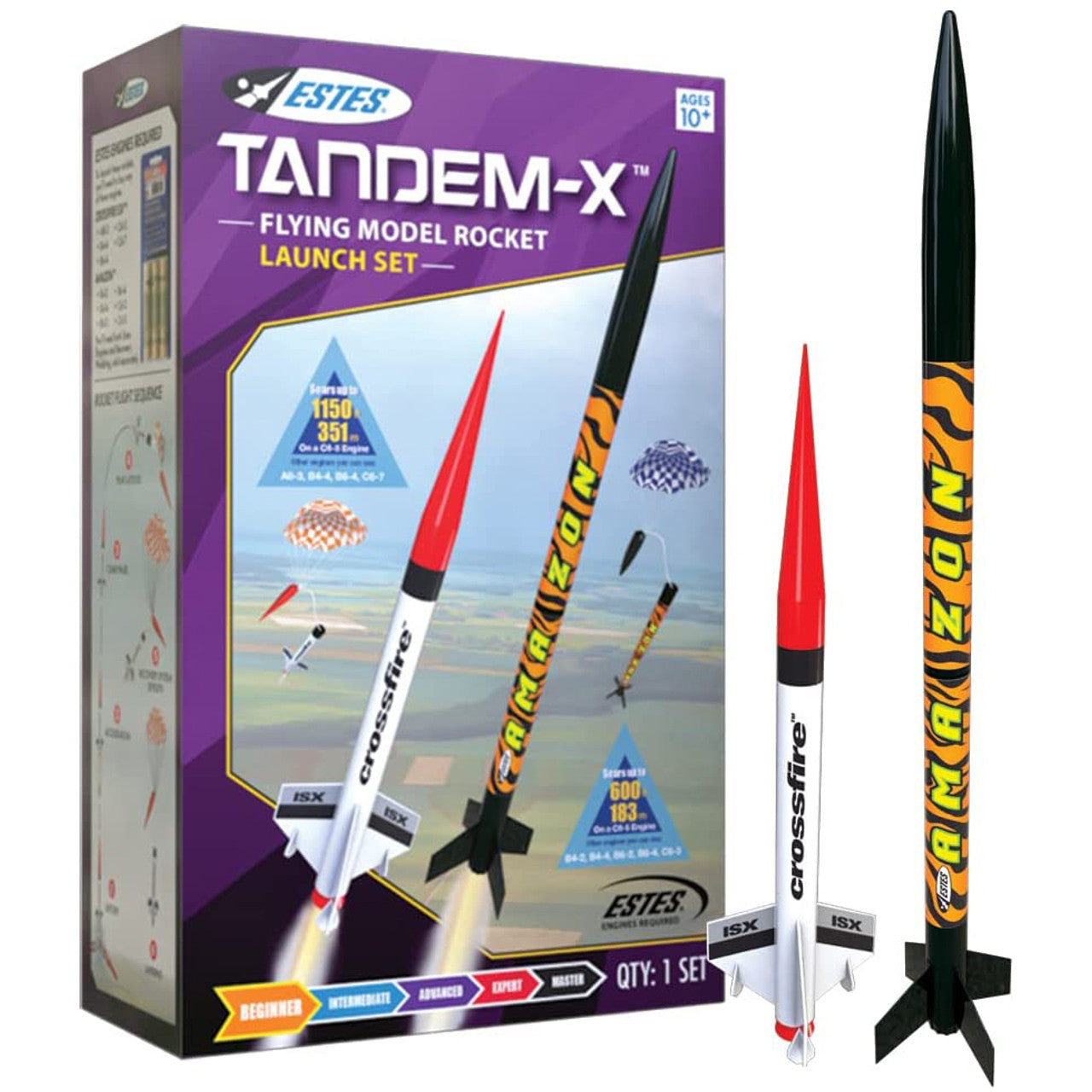 Estes 1469 Tandem-X Rockets Almost Ready To Fly Kit