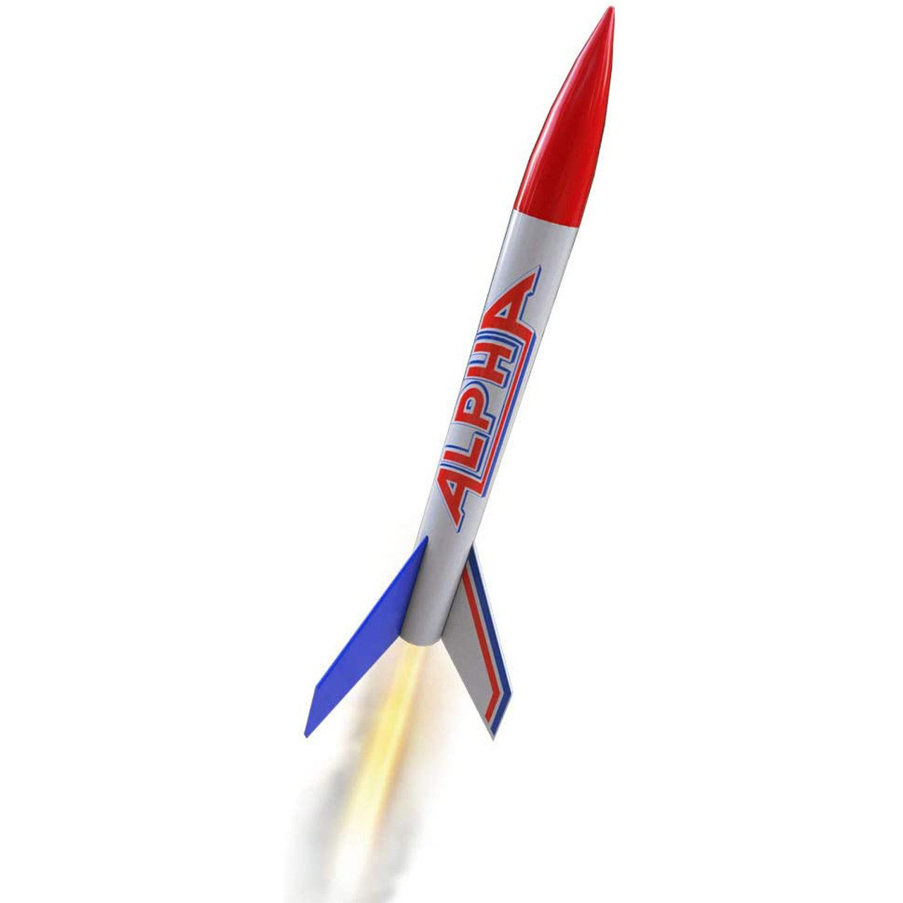 Estes Alpha Rocket White Red and Blue 1225