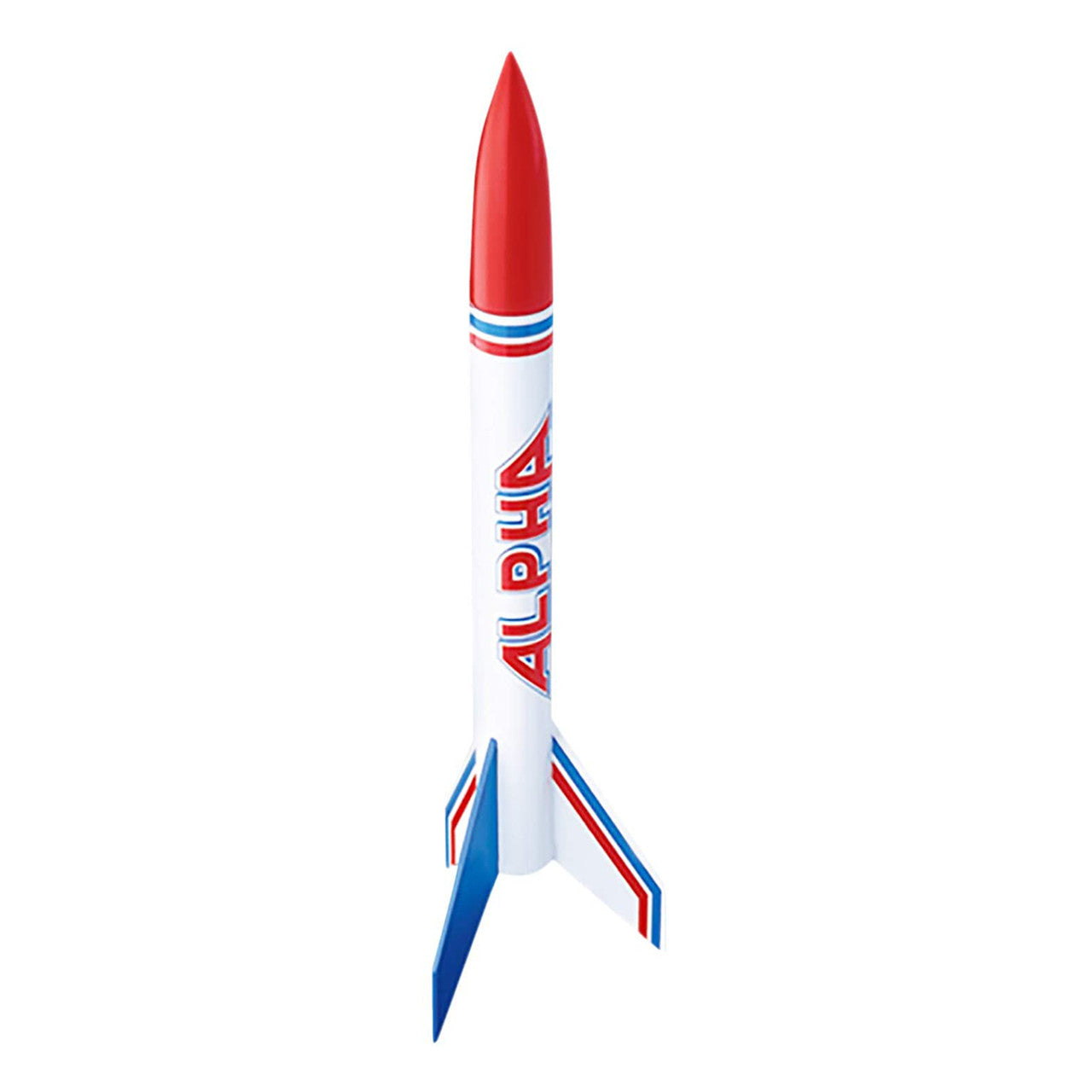 Estes Alpha Rocket White Red and Blue 1225