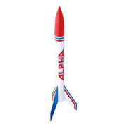 Estes Alpha Rocket White Red and Blue 1225
